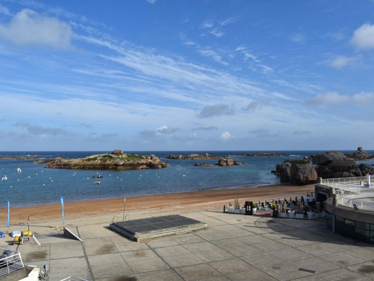 Superbe Appartement Avec Vue Mer Et Parking A Tregastel - Fr-1-368-29 Ngoại thất bức ảnh